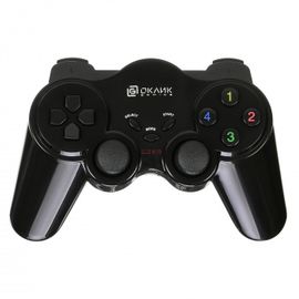  Геймпад Oklick GP-400MW черный USB Беспроводной виброотдача 