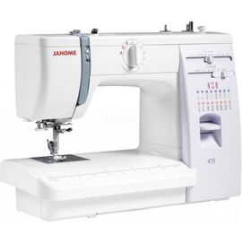  Швейная машина Janome 415 (Janome415), электромеханическая, вертикальный челнок, количество операций: 15 