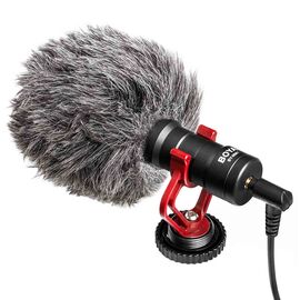  Микрофон BOYA BY-MM1, универсальный кардиоидный, Jack 3.5mm, черный, TRS/TRRS connector 