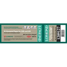  Бумага Lomond 1209127 36"(A0) 841мм-175м/80г/м2/белый матовое инженерная бумага 