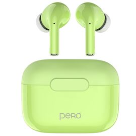  Беспроводные наушники PERO TWS06 COMFORT Green 