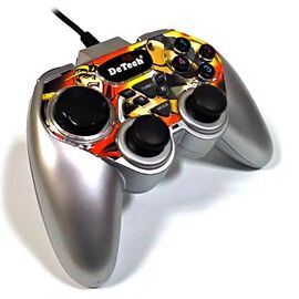  Геймпад DeTech NS 3125S серебристый 