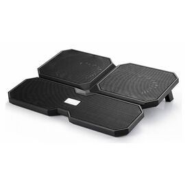  Подставка для ноутбука Deepcool MULTI CORE X6 15.6" 380x295x24mm 24dB 2xUSB 900g Fan-control Black 