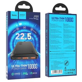  Аккумулятор внешний резервный HOCO J101 Astute 22.5W fully compatible 10000 mAh (чёрный) 