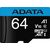  Карта памяти ADATA Micro SDXC 64GB Class10 W/A AUSDX64GUICL10A1-RA1 