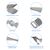  Ремешок миланcкий из нержавеющей стали Great Case Milanese Loop для Apple Watch 42/44/45/49 мм, 255мм, на магните, светло-голубой (32) 