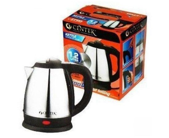  Чайник Centek CT-0036 (матовый) металл 1,2л, 1600W, быстрое закипание 