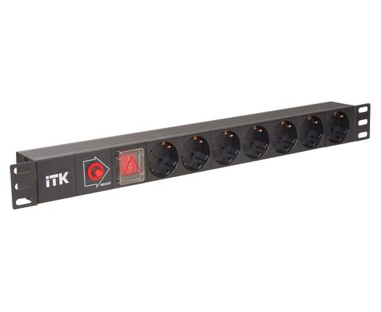  Блок распределения питания ITK PH13-7D3 гор.размещ. 7xSchuko базовые 16A C14 