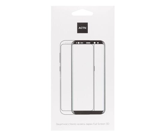  Защитное стекло Full Screen Activ Clean Line 3D для "Samsung SM-A035 Galaxy A03" (black)(205372) 