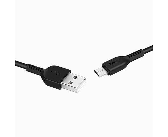  Кабель USB - micro USB Hoco X20 для HTC/Samsung (100 см) (black) 