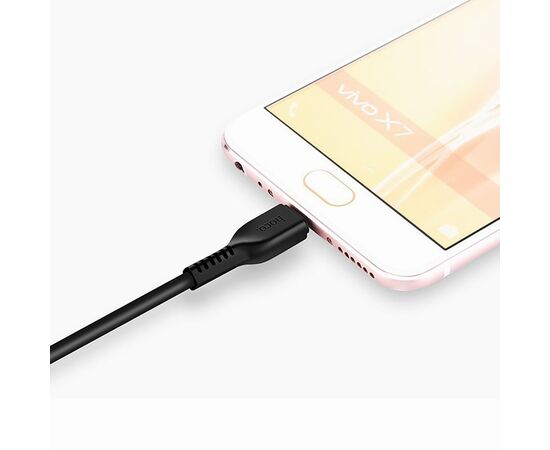  Кабель USB - micro USB Hoco X20 для HTC/Samsung (100 см) (black) 