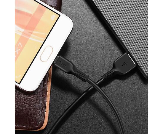  Кабель USB - micro USB Hoco X20 для HTC/Samsung (100 см) (black) 
