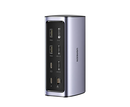  Док-станция UGREEN CM555 (90325) USB-C Multifunction Docking Station Pro серый 