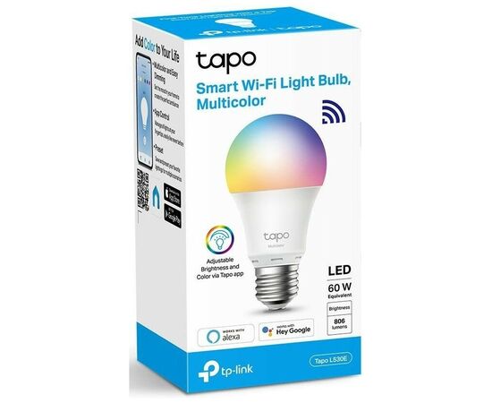  Умная лампа TP-Link TAPO L530E(2-Pack) E27 8.7Вт 806lm Wi-Fi 