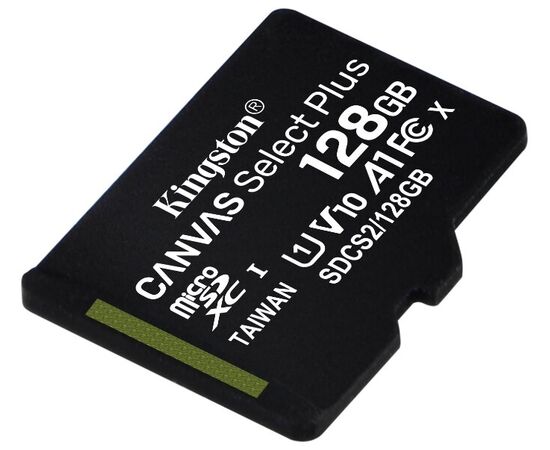 Карта памяти Kingston SDCS2/128GBSP microSDXC Canvas Select Plus без адаптера 