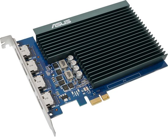  Видеокарта Asus GeForce GT 730 GT730-4H-SL-2GD5 PCI-E  2Gb GDDR5 902/5010 HDMIx4 HDCP Ret 