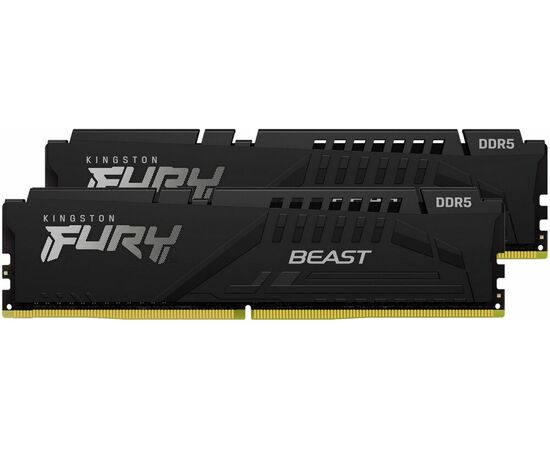  ОЗУ Kingston KF552C40BBK2-32 DRAM 32GB 5200MHz DDR5 CL40 DIMM (Kit of 2) FURY Beast Black EAN: 740617324358 