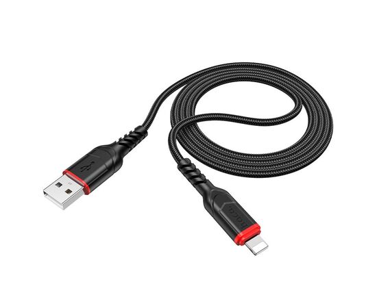  Кабель USB - Apple lightning Hoco X59 Victory 100см 2,4A (black) (202523) 