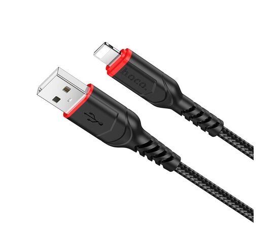  Кабель USB - Apple lightning Hoco X59 Victory 100см 2,4A (black) (202523) 