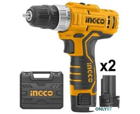  Дрель-шуруповерт INGCO CDLI12208 аккум. Li-Ion 12В Ingco 