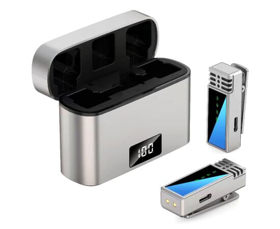  Микрофон беспроводной JMARY MW-15 Type-C, Bluetooth, черный 