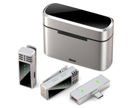  Микрофон беспроводной JMARY MW-15 Type-C, Bluetooth, черный 
