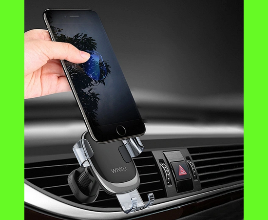  Держатель автомобильный WiWU CH010 в воздуховод (Black) 