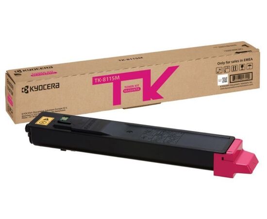  Картридж лазерный Kyocera TK-8115M пурпурный (6000стр.) для Kyocera M8124cidn/M8130cidn 