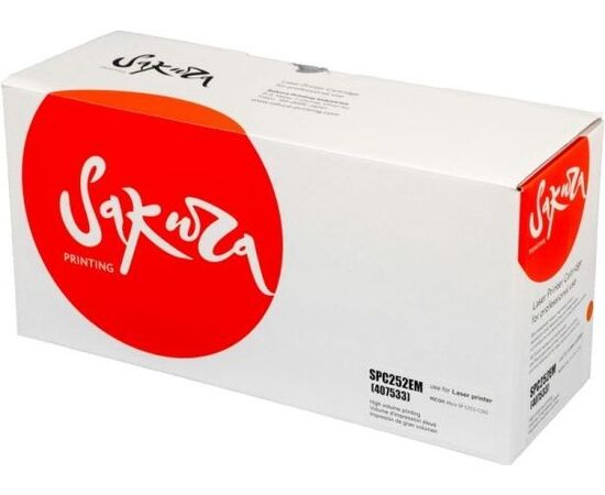  Картридж Sakura SASPC252EM (407533) для Ricoh, пурпурный, 4000 к. 