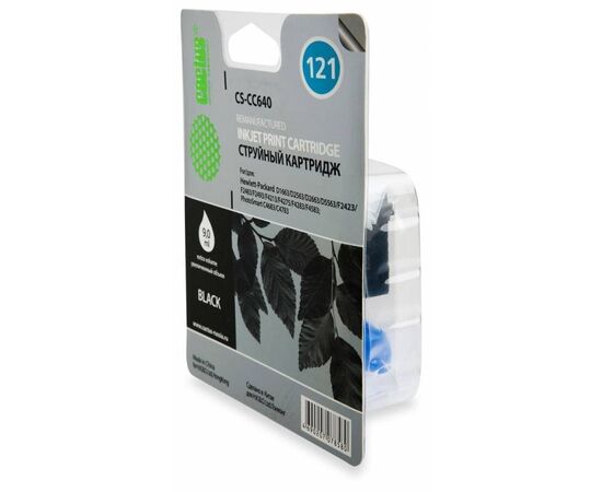 Картридж струйный Cactus CS-CC640 №121 черный 6мл для HP DJ D1663/D2563/D2663/D5563/F2423/F2483/F2493/F4213/F4275/F4283/F4583/PS C4683/C4783 