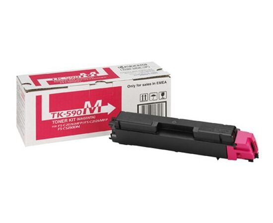  Тонер-картридж TK-590M 5 000 стр. Magenta для FS-C2026MFP/C2126MFP/C2526MFP/C2626MFP/C5250DN, P6026CDN/P6526CDN 