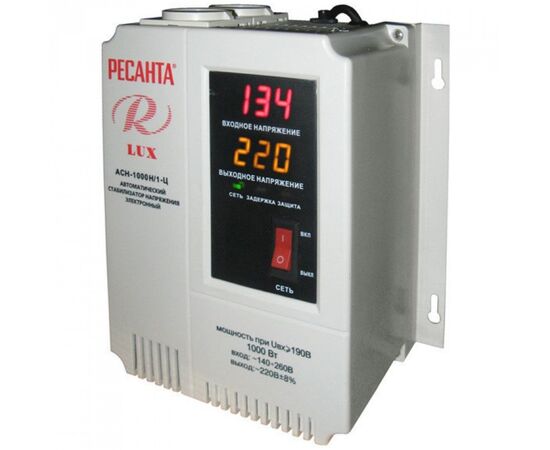  Стабилизатор напряжения Ресанта АСН-1500Н/1-Ц серый 