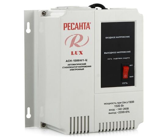  Стабилизатор напряжения Ресанта АСН-1500Н/1-Ц серый 