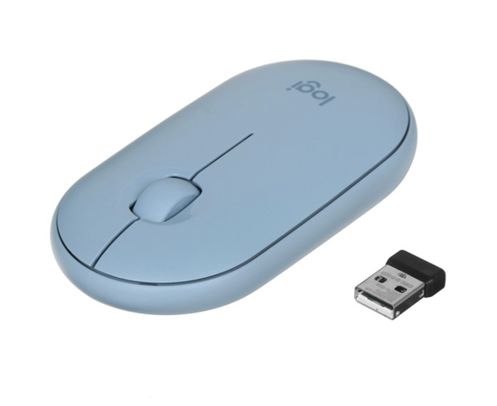  Мышь Logitech Pebble Bluetooth wireless M350 Blue 