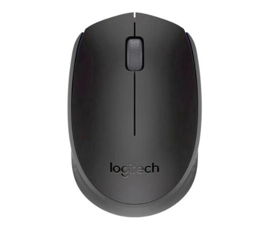  Мышь Logitech M171 (910-004643) black (USB, беспроводная оптическая, 1000dpi) 