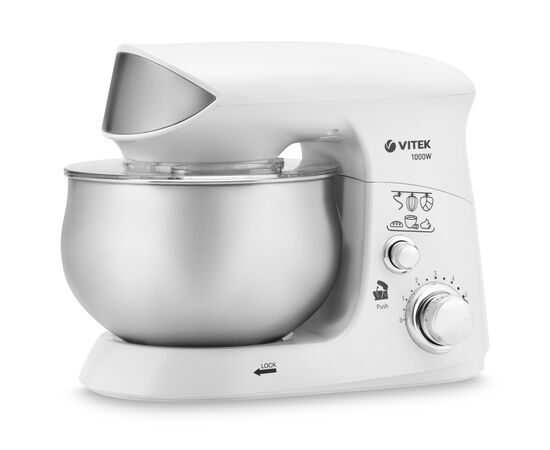  Миксер планетарный Vitek VT-1444 1000Вт белый 