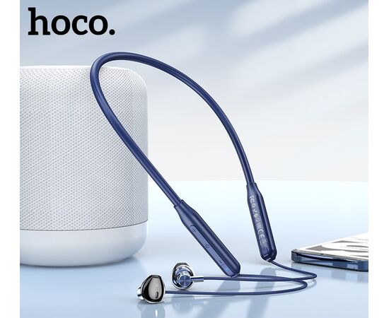  Bluetooth-наушники вакуумные с дугой Hoco ES58 Sound tide (Blue) 