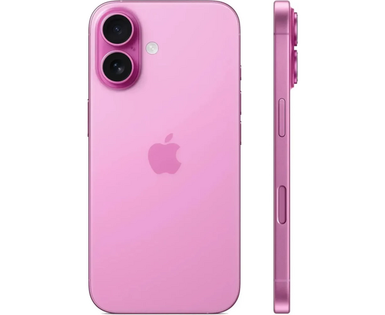  Смартфон Apple iPhone 16 MYEA3HN/A 128Gb розовый 3G 4G 1Sim 6.1" 1179x2556 iOS 18 48Mpix 802.11 a/b/g/n/ac/ax/be NFC GPS Protect 