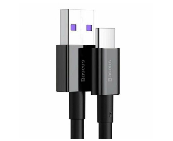  Дата-кабель Baseus Superior (CATYS-01) Fast Charging USB to Type-C 66W 1m Black 