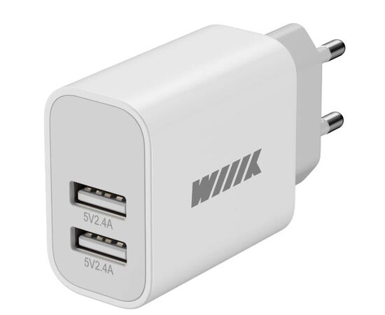  СЗУ Wiiix UNN-1-2-04-W 2.4A универсальное белый 