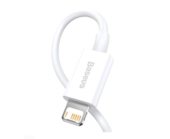  Дата-кабель Baseus Superior (CALYS-C02) Fast Charging USB to iP 2.4A 2m White 