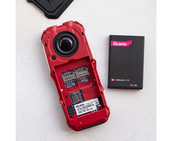  Мобильный телефон OLMIO X02 Black-Red 