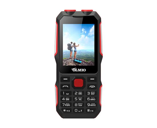  Мобильный телефон OLMIO X02 Black-Red 
