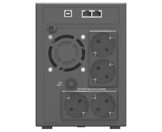  ИБП Ippon Smart Power Pro II Euro 2200 1200Вт 2200В черный, количество выходных разъемов: 4, RS-232 