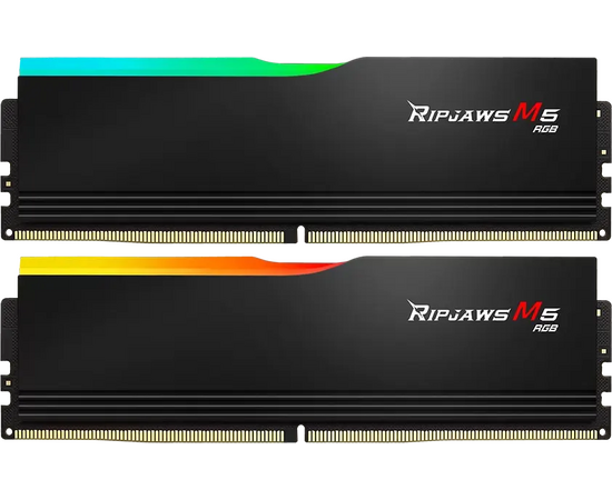  ОЗУ G.SKILL Ripjaws M5 RGB (F5-6400J3239G16GX2-RM5RK) 32GB (2x16GB) DDR5 6400MHz CL32 (32-39-39-102) 1.4V / Black 