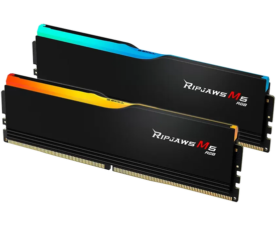  ОЗУ G.SKILL Ripjaws M5 RGB (F5-6400J3239G16GX2-RM5RK) 32GB (2x16GB) DDR5 6400MHz CL32 (32-39-39-102) 1.4V / Black 