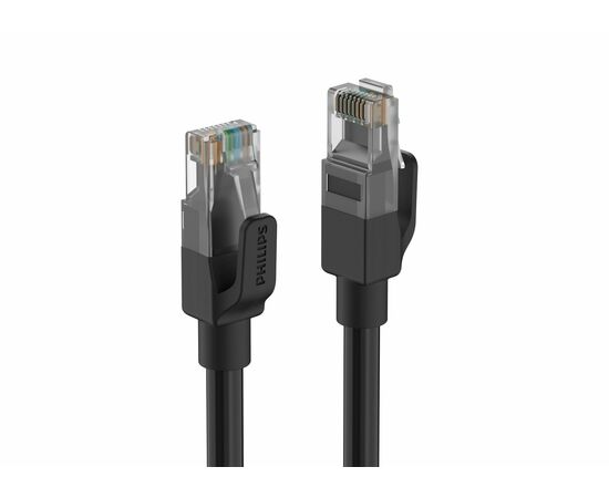  Патч-корд Philips SWN2101G/56 CAT.6 26AWG, OD:6.0mm, 1M Black 