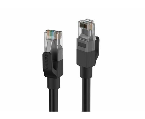  Патч-корд Philips SWN2101G/56 CAT.6 26AWG, OD:6.0mm, 1M Black 