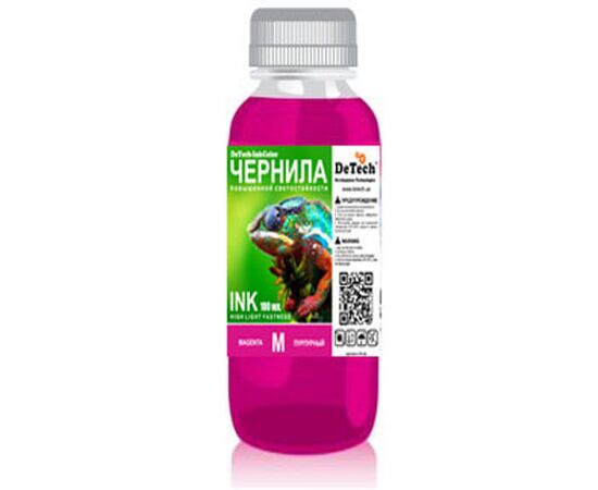  Водорастворимые чернила DeTech для/Epson Ecotank:DT-L4150M Magenta, 100мл 