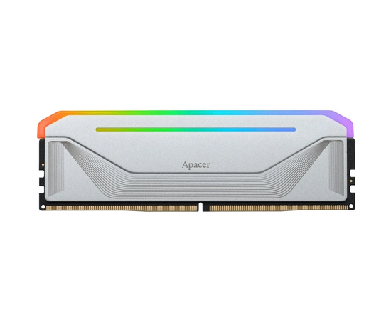  ОЗУ APACER NOX RGB (AH5U32G64C552NWAA-2) DDR5 DIMM 6400-32 2048x8 32GB 1.4V OC Silver w/HS RP-K2 